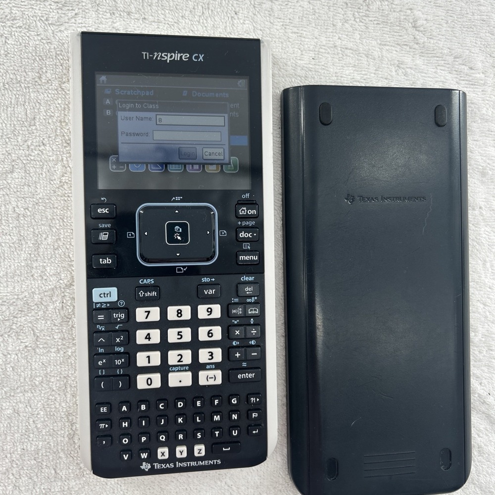 Texas Instruments Graphing Calculator TI-Nspire CX With Cover Fully Tested‎ - Picture 3 of 7